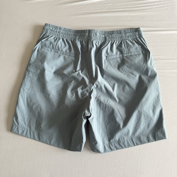 J Crew Tech Dock Shorts Mens M Blue 6" Inseam Drawstring Casual Preppy Golf Blue - Picture 4 of 12